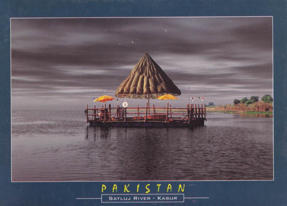 (image for) Pakistan Beautiful Postcard Sutlej River Kasur